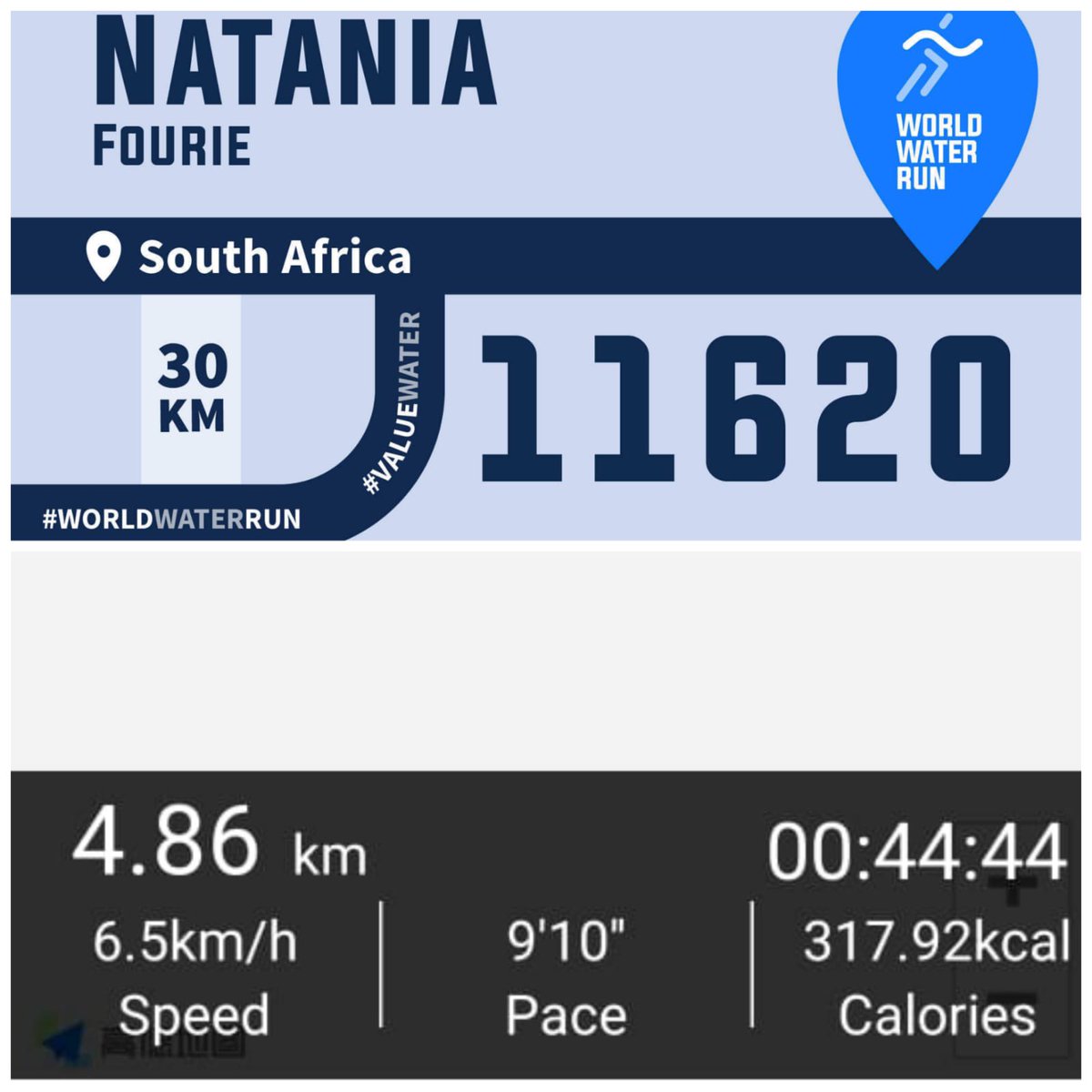 aithne_m's tweet image. What a week. #teamAth has been amazing. We came to the #worldwaterrun with a smaller team and with a goal of 100kms. With yesterday and today’s runs/walks we hit 123,69km. Thank you @minaguli