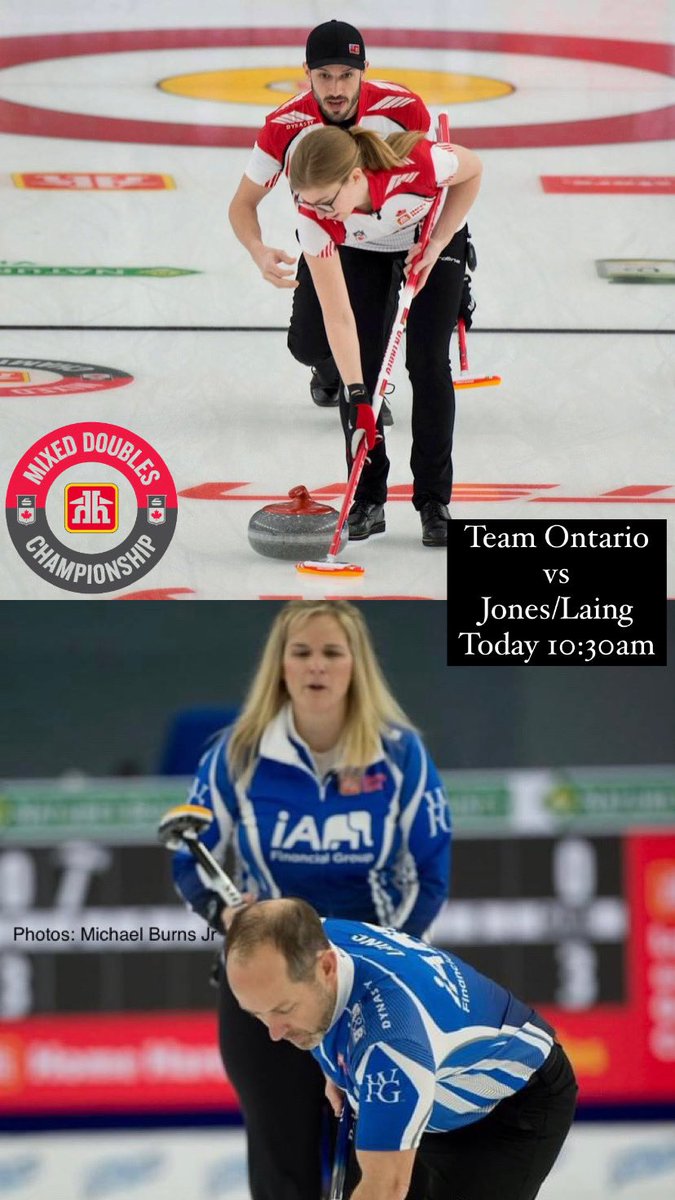 unionvillecurl's tweet photo. With a win yesterday, Team Ontario is at 2-2 with ✌🏽games to play! Next up @jjonescurl and @blaing99 at 10:30am today. Follow the line scores at: https://t.co/zAve95EON1 or maybe catch a glimpse on @TSNCurling #CMDCC2021 https://t.co/Zf8HkvPmx2