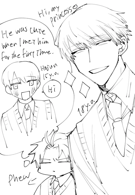 こういう話描きたい
15歳の頃のハジュンはもうちょっと猫被りが下手だったみたいな
めちゃ字汚い 