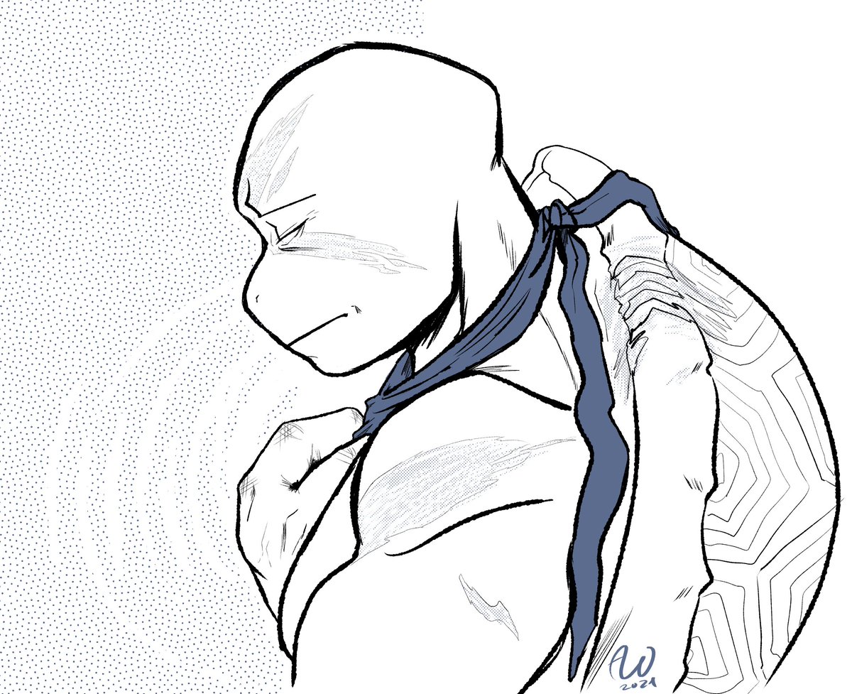 fowoart's tweet photo. A Leo i drew a while ago... somewhat inspired by me and Hamster's RP. He's carrying a lot. https://t.co/G6ZBTJ7OcH