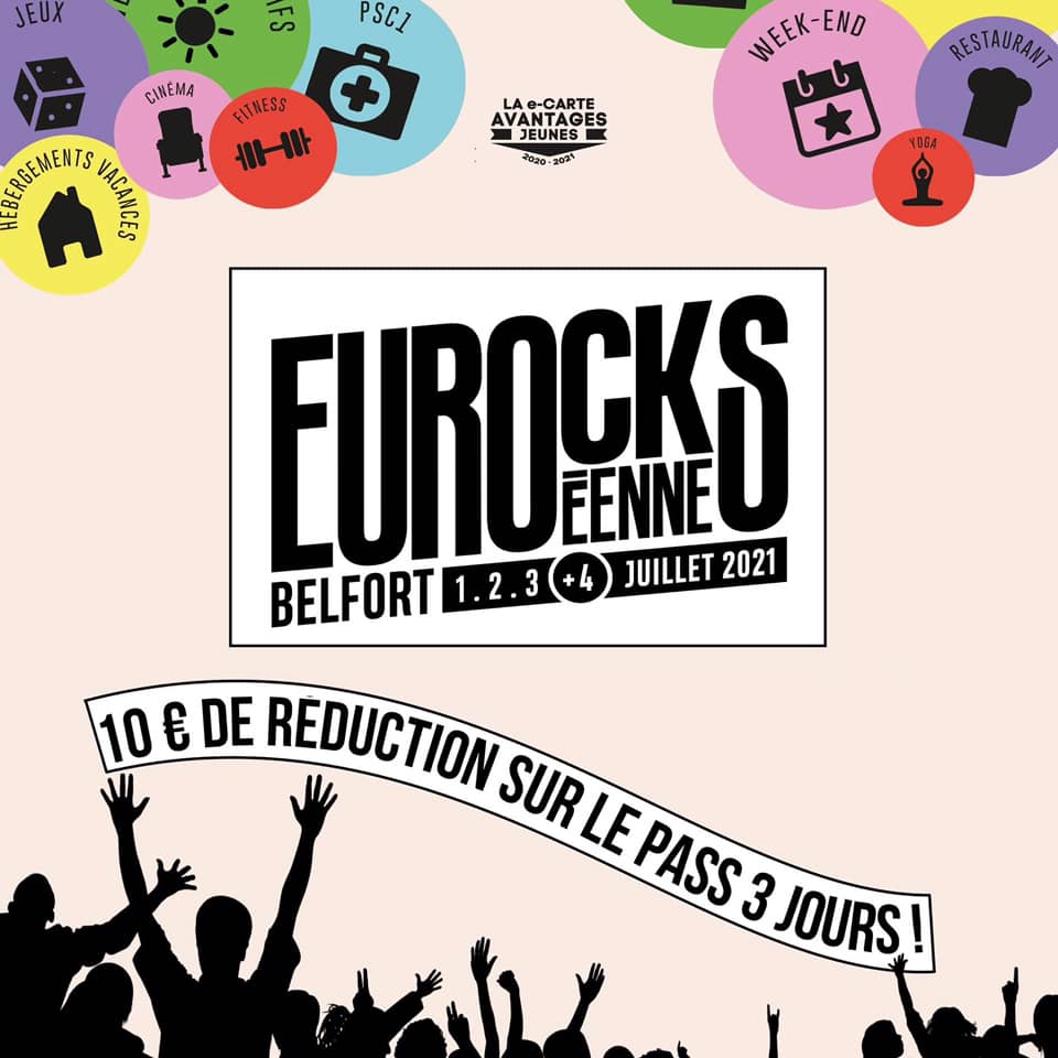 💛 L’été approche 💛✨ Les Eurockéennes de Belfort sont de retour cet été avec un festival de folie!✨ <a href="/Niska_Officiel/">NISKA 🦅</a> , <a href="/djsnake/">DJ SNAKE</a> , <a href="/vald_ld/">VALD</a> ,  <a href="/Sch_Mathafack/">#19</a> ,  <a href="/lousandtheyakz/">lousandtheyakuza</a>  ou encore <a href="/HamzaSauceGod/">SAUCEGOD®</a> Bénéficie d'une offre exceptionnelle grâce à ta e-Carte Avantages Jeunes!