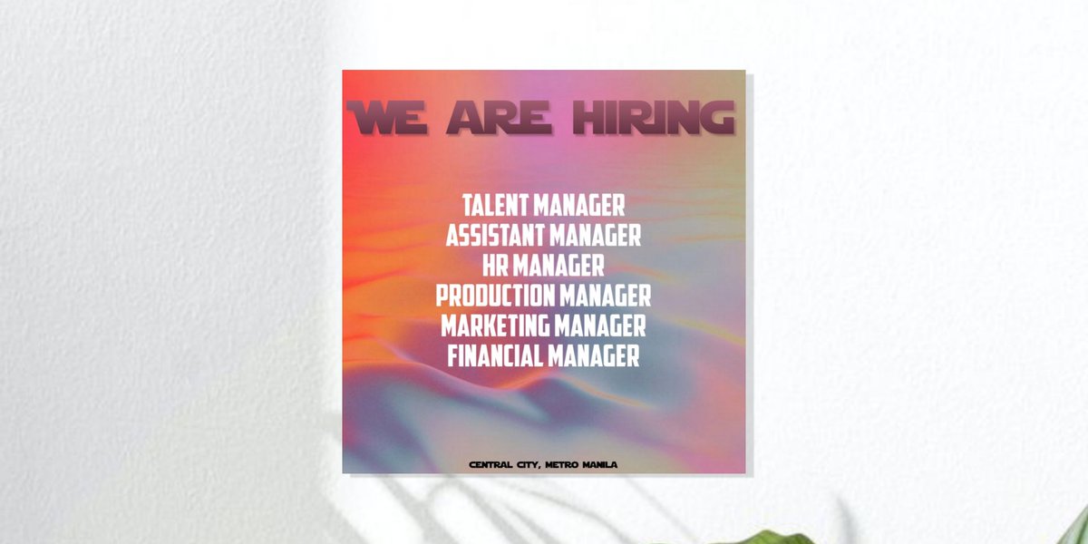 LIGAYA_COMPANY's tweet photo. The Empire is now hiring Managers! If you're interested kindly answer the forms below! Make sure to send us a screenshot at the last part of the form. 

Join us now! 

Forms:  https://t.co/huGRmev0U2 https://t.co/UXi6KPLnf8