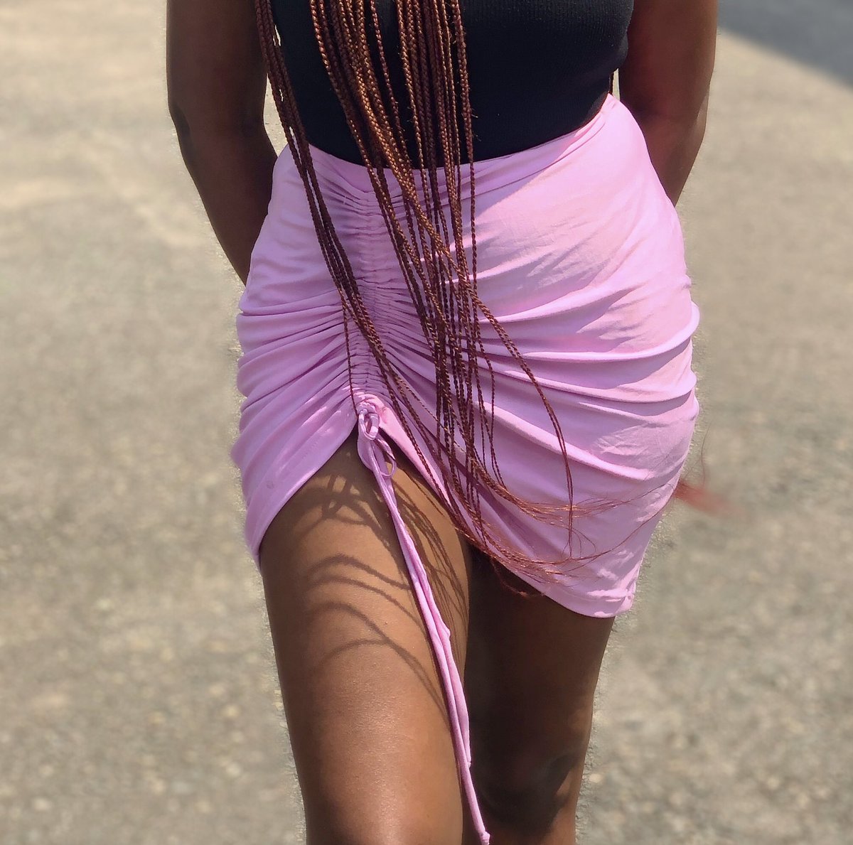 stylefitng's tweet photo. Ruched skirt✨
•
Available in  Black, Light Pink, Fuchsia, Purple, Red, Wine, Dark Green and Sky Blue
Available in all sizes

Price: 4,000 NGN https://t.co/bflUphxatD