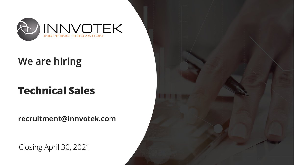 Innvotek's tweet photo. We are looking for a #TechnicalSales professional to establish our new #sales division and generate #newbusiness for our Products &amp; #TechnicalConsultancy services

Learn more: https://t.co/57pWVGcZAC 

#Jobs #sales #businessdevelopment #robotics #automation #offshore #engineering https://t.co/e46F4uXbIv