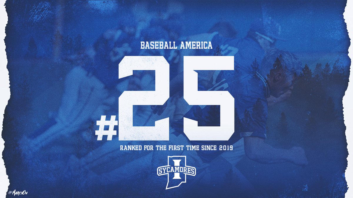 Sycamores enter the Top-25 in the latest <a href="/BaseballAmerica/">Baseball America</a> Poll. #MarchOn