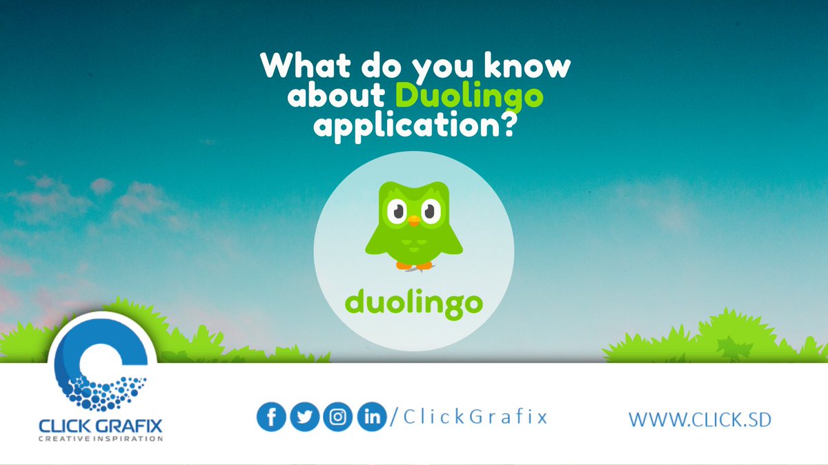 clicksolutionsd's tweet photo. duolingo دوولينجو 

برنامج مجاني لتعلم مختلف اللغات بطريقة جديدة وسهلة وفعالة، يعني تتعلم في أي وقت، و أي مكان.

بوفر دروس مفيدة ومركزة وفي قالب بسيط وساهل وممتع وبطرق مختلفة ( اقرأ واستمع واتكلم). كل درس بتضمن مجموعة متنوعة من الاختبارات المختلفة. https://t.co/AQY7hivvkp