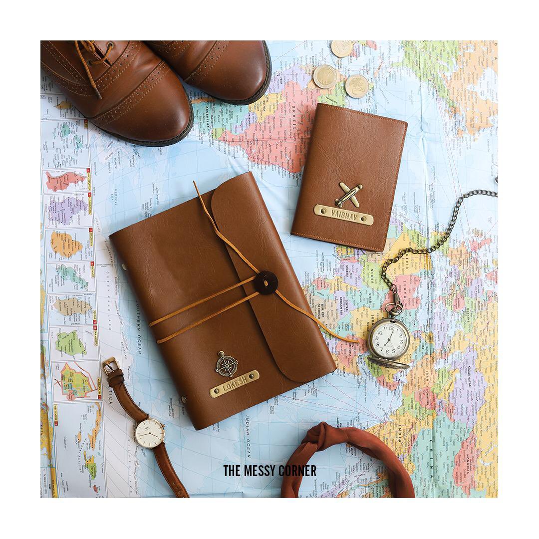 Ready to travel? 🌍 

Checkout our travel essentials to make your vacay easy & hassle-free! 

🔗 Link In Bio! 

#Travel #TravelEssentials  #Travel2021 #Personalised #CarryAll #Notebook #Leather #ReelItFeelIt #Hamper #TMCFamily #IndianReels #TheMessyCorner #TheNewNormal #BeeMessy