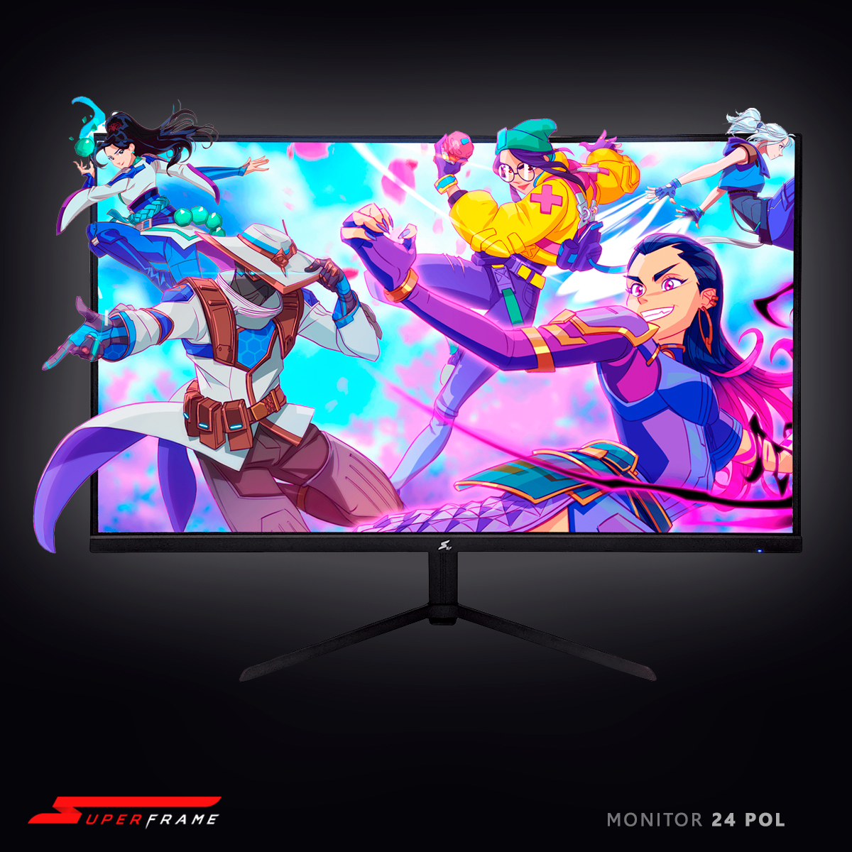SuperFrameBR's tweet image. Pediu Monitor? Então Toma!  🤩

O Monitor Gamer Superframe Vision de 24 polegadas é equipado com tela Full HD IPS de 1920x1080 pixels, FreeSync, taxa de atualização de 165Hz e 1ms de tempo de resposta.

Entre no jogo! 😉

Chame inbox.✉️

#superframe #monitorgamer #monitorpc
