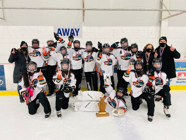 khmacneill's tweet photo. Congratulations to Rustico Ringette U14 Rush on winning the @RingettePEI U14 Galloway division championship! First provincial title for RusticoRiptide #creatinghistory @SportsGuardian @mattrainniecbc https://t.co/CvIT3Bb5Hk