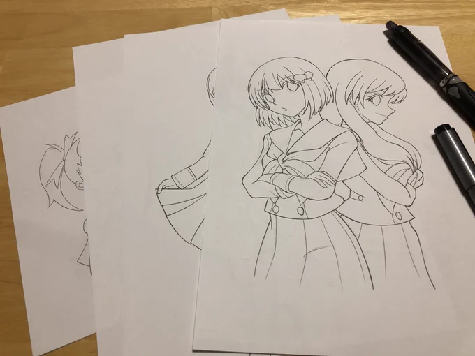 今日明日と連休だったので、今日は色々下書きを描いたり、PCに取り込んで色塗りを進めてました。さぁ明日仕上げるゾ、と思ってましたが明日勤務になってしまいました?  代わりに明後日が休みになったのでそこで続きをやろう。

おやすみなさい?? 