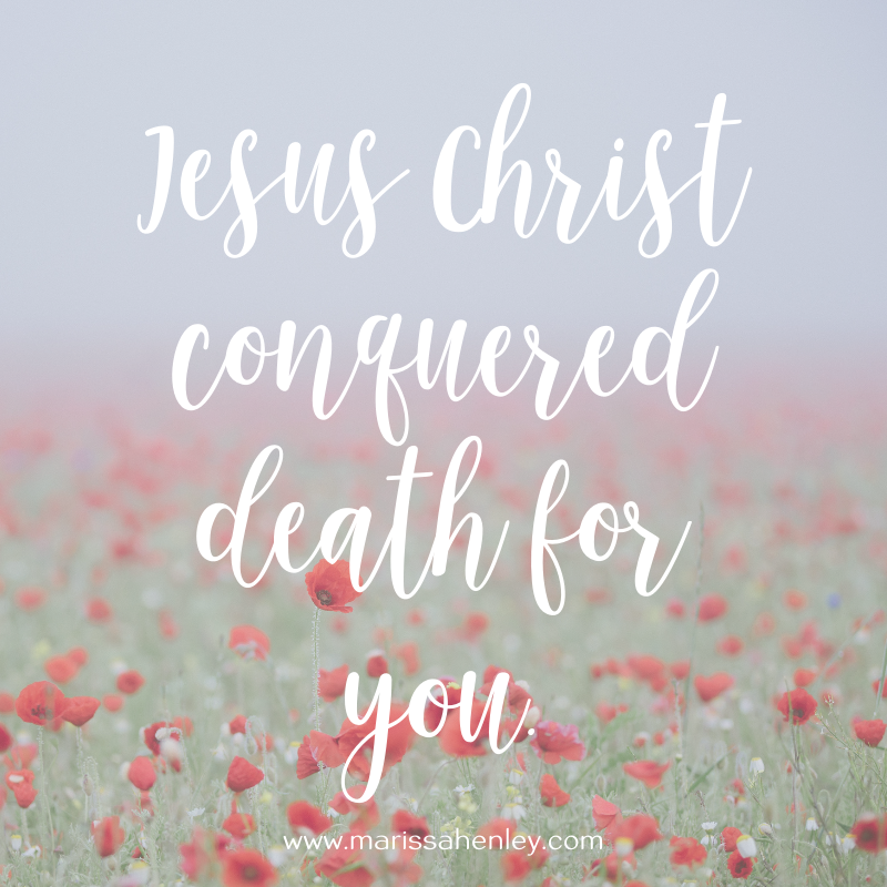 marissahenley's tweet photo. The empty grave of Christ proves that death has no power over Him, and it also has no power over those of us who are in Christ. 

No matter what you face this week, the risen Christ conquered death for you. 

#NoMatterWhatMonday --> https://t.co/KZLIYzMoVO https://t.co/RNZb9aVmft