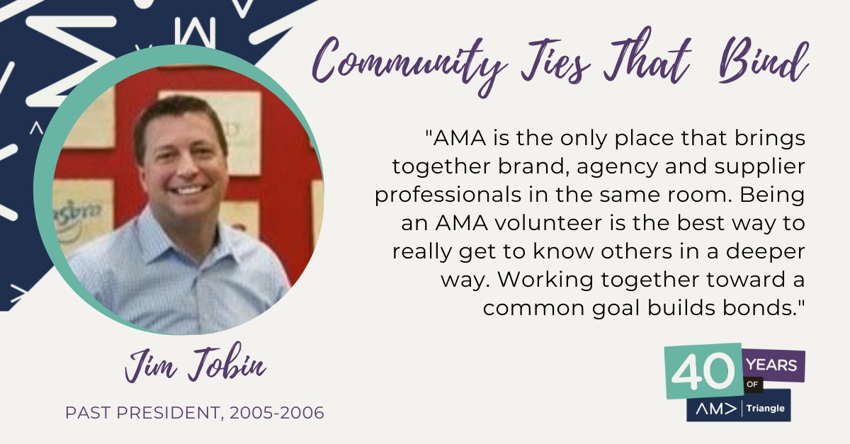 AMATriangle's tweet photo. Enjoy some #MondayMotivation from #AMATriangle past president @jtobin. #UnleashTheMagic https://t.co/Mq7KHMfOB8