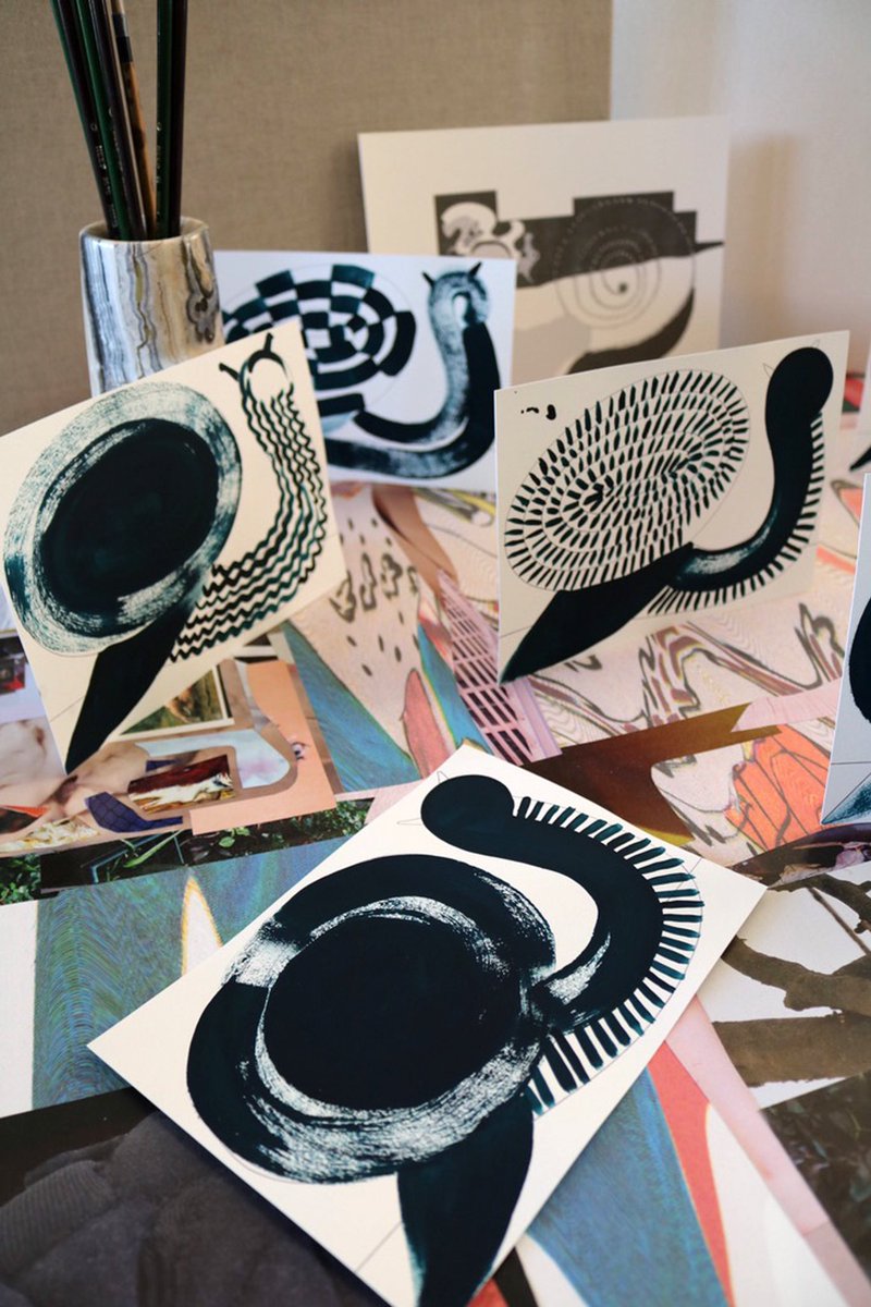 SNEAK PEEK .... the humble snail from Australian artist Alasdair McLuckie ... part of a peer collaboration ... launching as part of the Art et al. platform in April 🐌🐌🐌