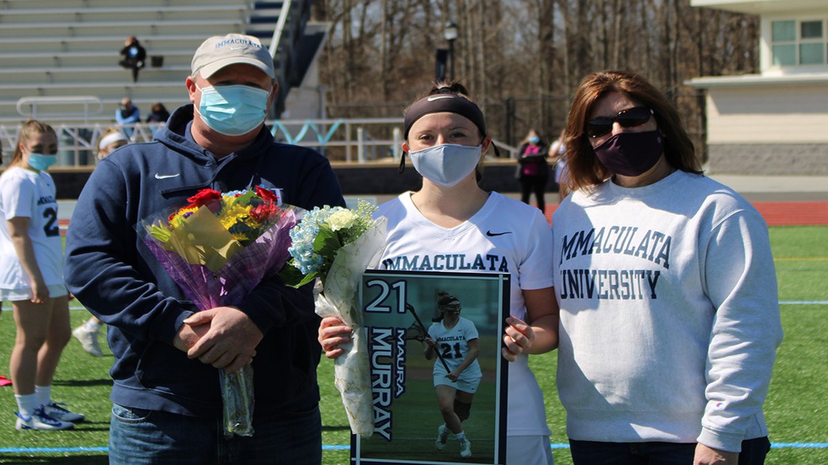 IUMightyMacs's tweet photo. #ICYMI @IUWLAX honored its seniors before its victory over Wesley on Saturday afternoon! Check out the 📸from the pregame ceremony ⤵ https://t.co/bWiL5JLgRi