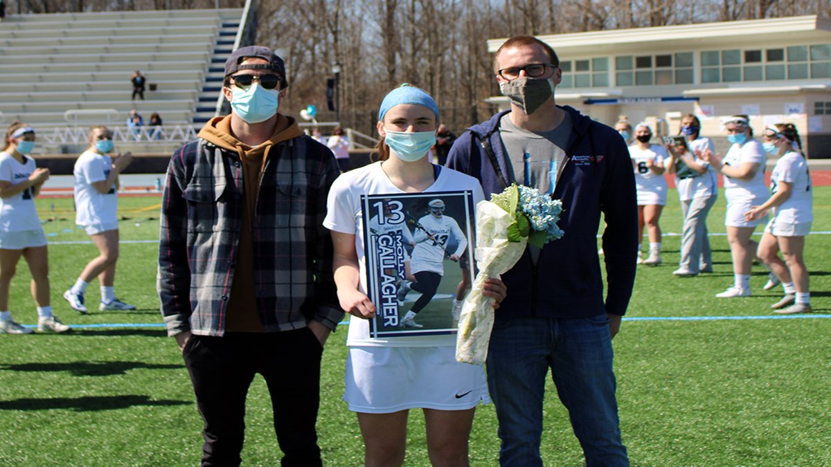 IUMightyMacs's tweet photo. #ICYMI @IUWLAX honored its seniors before its victory over Wesley on Saturday afternoon! Check out the 📸from the pregame ceremony ⤵ https://t.co/bWiL5JLgRi