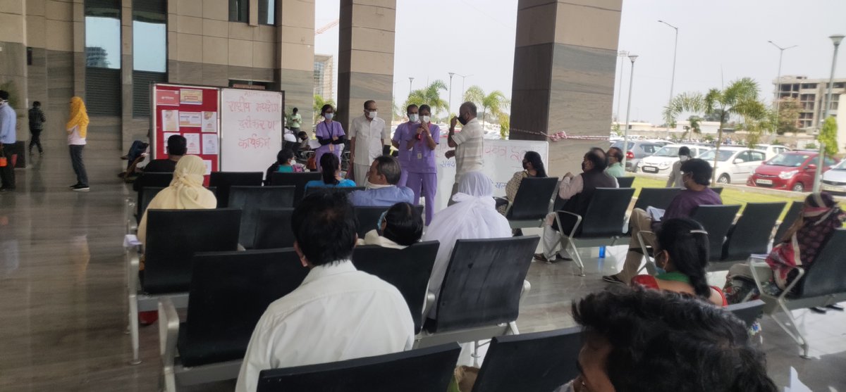 AIIMSNagpur's tweet photo. The Nursing officers @AIIMSNagpur conducted various IEC activities to raise public awareness on #tuberculosis with special emphasis on early detection and highlighted the importance of treatment completion.
#TBAwarenessWeek #TheClockIsTicking #StopTB https://t.co/fM7AXZNRBL