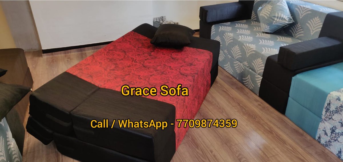 GraceSofas's tweet photo. Pls msg your Whtsap num for sofa pic
    
-Price Starts 4m 5999/- diff size of the sofa/bed
-2.5x6 ,3x6 ,4x6 ,5x6 ,6x6 - Sizes

#Mumbai #sofa #sofabed #sofacumbed #foldingsofabed #coverwashable

-Cover removable washable
- No Wood

https://t.co/AFcigRqLNx

https://t.co/0d3sr95bEp https://t.co/NjpfetEPNY