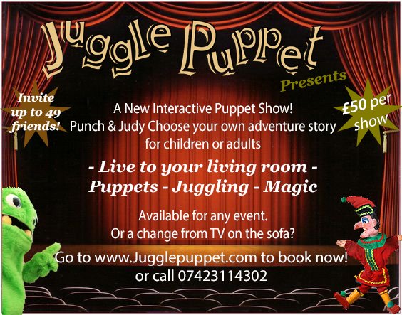 Its finally ready!
 An interactive puppet show available for anyone with access to ZOOM! 
It would mean the world to me if you can share this post,
Get in touch to book a time slot for that special day!
Hope 2021 is treating you all well ❤