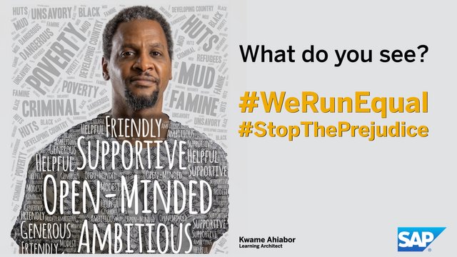 Prejudice vs. Reality. What others see vs. what we see and value in our colleagues. #TheBestRun bit.ly/3vJOZqR