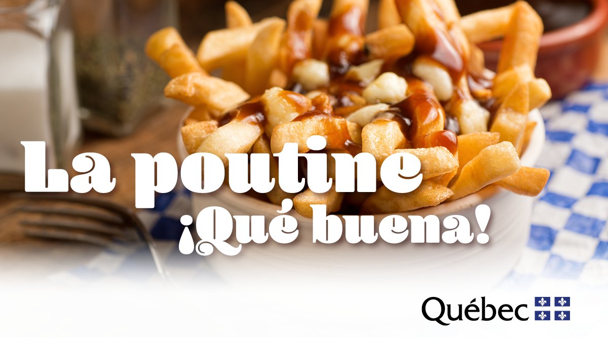 QuebecEspana's tweet photo. 🍽 Aviso a los #foodies de Madrid y Sevilla: como parte de la #canadianweek que comienza hoy, se servirá 𝐥𝐚 𝐩𝐨𝐮𝐭𝐢𝐧𝐞 en Costco España. ¡El primero en ofrecer poutine de Quebec en toda España! Ven a probar la poutine ➡🔸 Patatas fritas🔸 queso de chédar en grano🔸salsa https://t.co/2Qh01BInl2