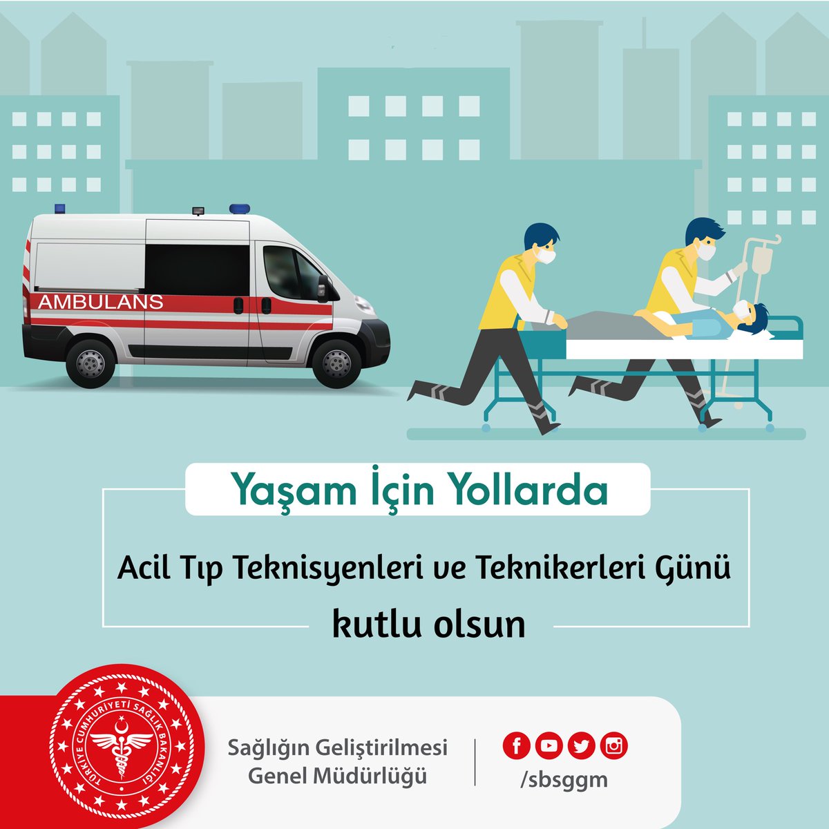 #AcilTıpTeknisyenleriVeTeknikerleriGünü kutlu olsun.