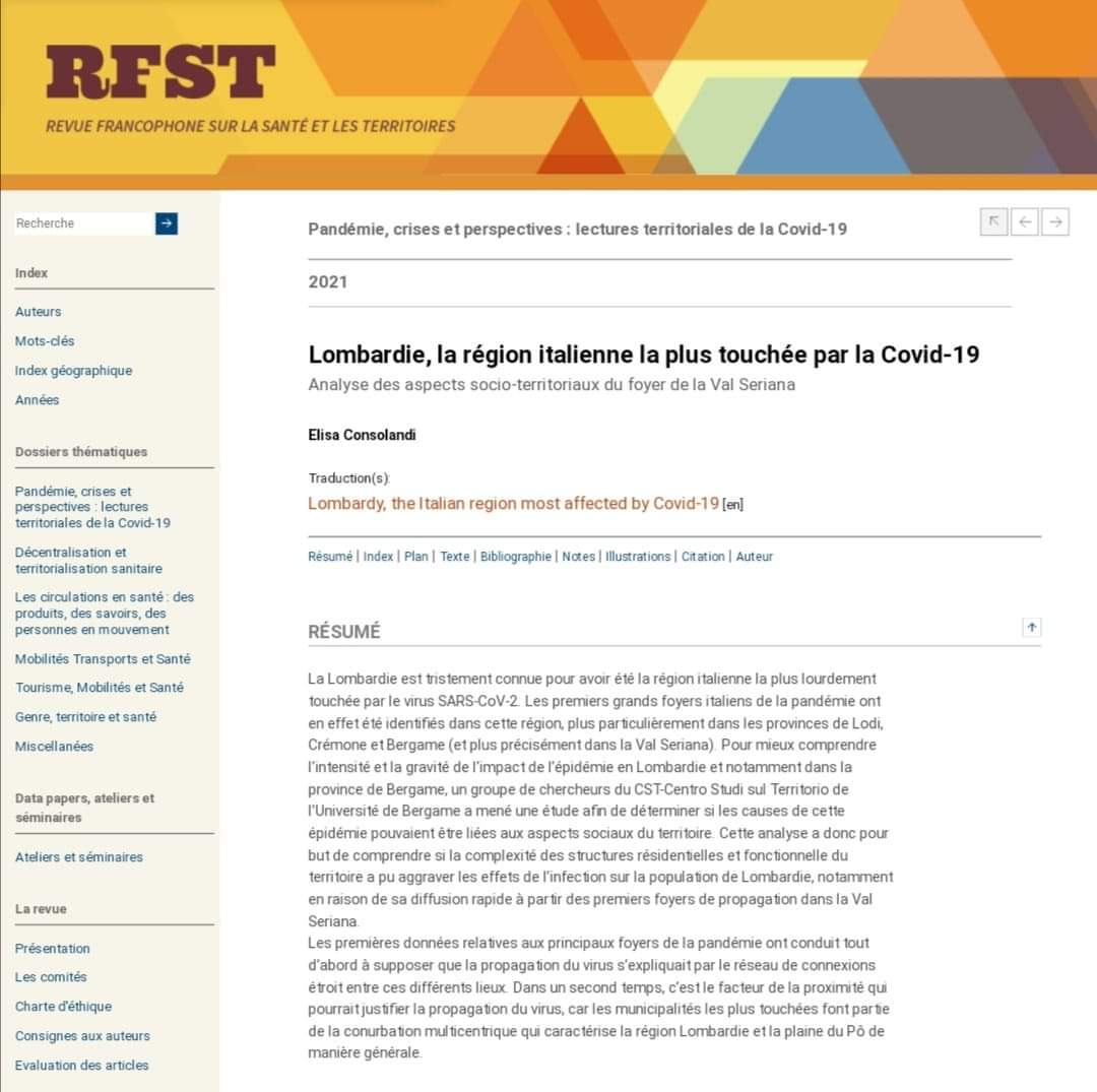 📍 Just published. 
The text is available at the link below ⬇️
journals.openedition.org/rfst/856

#Lombardy #COVID19 #mapping #geography