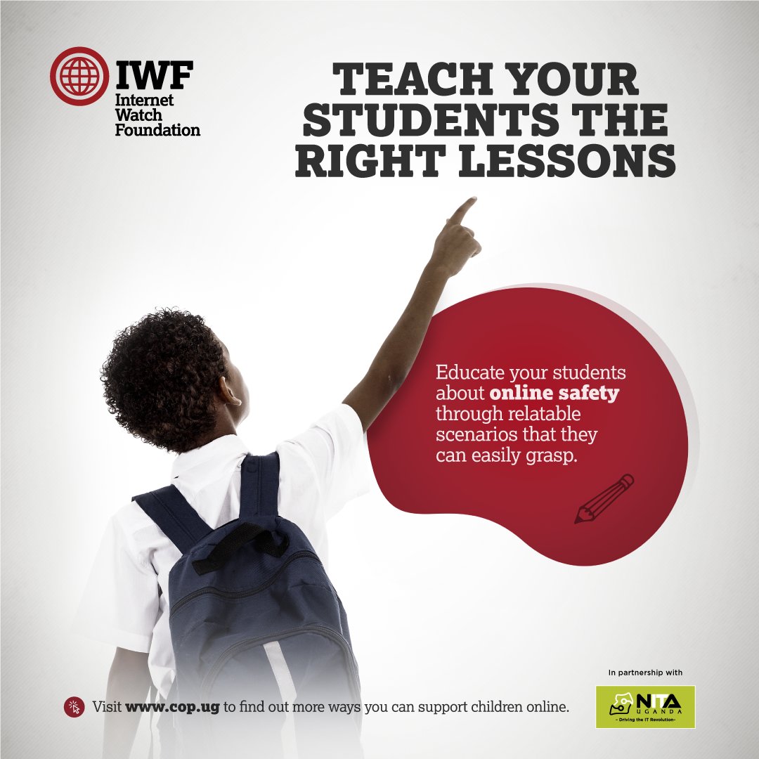 iwfchildsafety's tweet photo. Pro tip: Using interactive games and scenarios will effectively challenge students to spot dangers on the internet and educate them about online safety 🎮🎲

#ChildSafetyUg https://t.co/hPOaki5et3