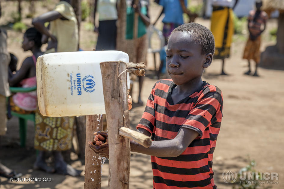 Refugees's tweet image. Three billion people around the world lack soap and water at home to practice good hand hygiene. 

Yet, while COVID continues to be a global threat, it's more important than ever for everyone to have access to soap and clean water. #WorldWaterDay #Water2Me