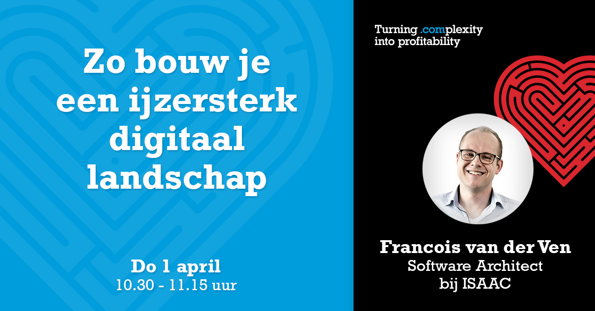 Webinar > Wat doet sterke online groei met jouw online kanalen en systemen? ISAACus Francois neemt je vanuit de business mee in een architectuur die bij iedere fase van jouw bedrijf past. Én laat zien hoe je kansen en groei creëert. 👉isaac.nl/nl/webinars/di…