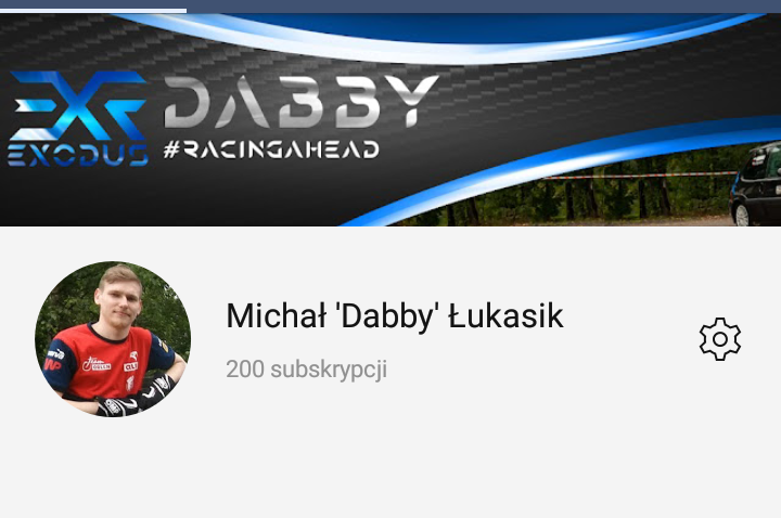 DabbyRallysport's tweet photo. Another milestone reached on YT! I would like to thank all of the people who are supporting me. It really motivates me for going forward towards rallying and of course more e-sport stuff :) Love you all! 
Huge thanks to @dirtgame for sharing my video. It really helped ;) https://t.co/CN0hqJzFr0