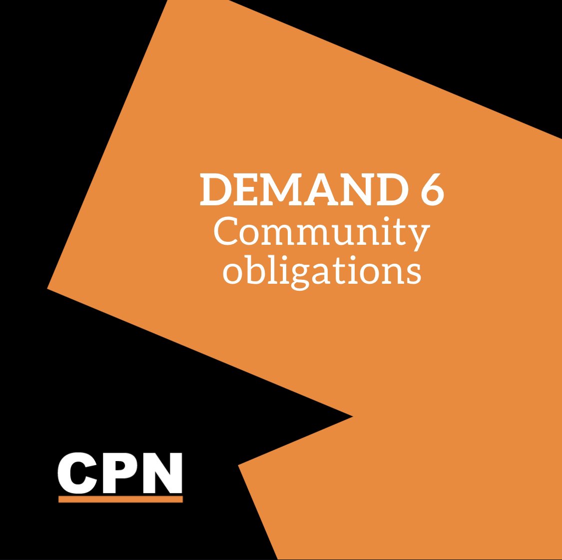 ChangePtonNow's tweet photo. 📣 Demand 6. Community obligations https://t.co/J6mWWXvSSp