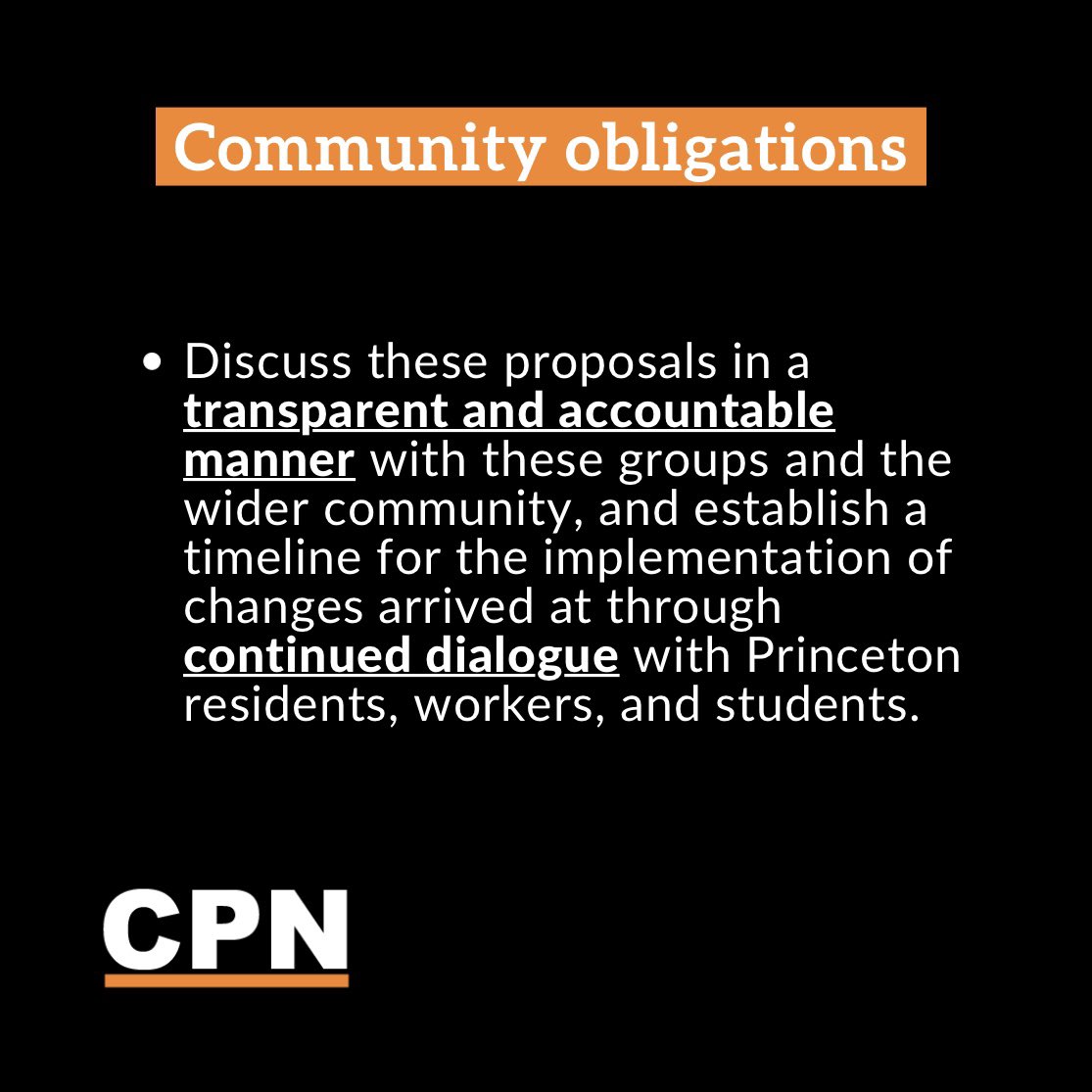 ChangePtonNow's tweet photo. 📣 Demand 6. Community obligations https://t.co/J6mWWXvSSp