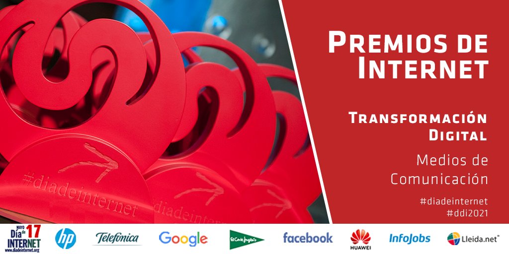 diadeinternet's tweet photo. 🎖️Candidaturas #PremiosdeInternet 2021
🖥️Transformación Digital - Medios de Comunicación:

@PuroMarketing
@metalsymphony
@nobbot
@DeportesCuatro
@cdChicasGamers
@Bitakoras2020
@TuVillas
@IslaDeMonos

➡️Votar/Presentar candidatura: https://t.co/xL6u1GTjoI
#diadeinternet #ddi2021 https://t.co/YYl75uNt3u