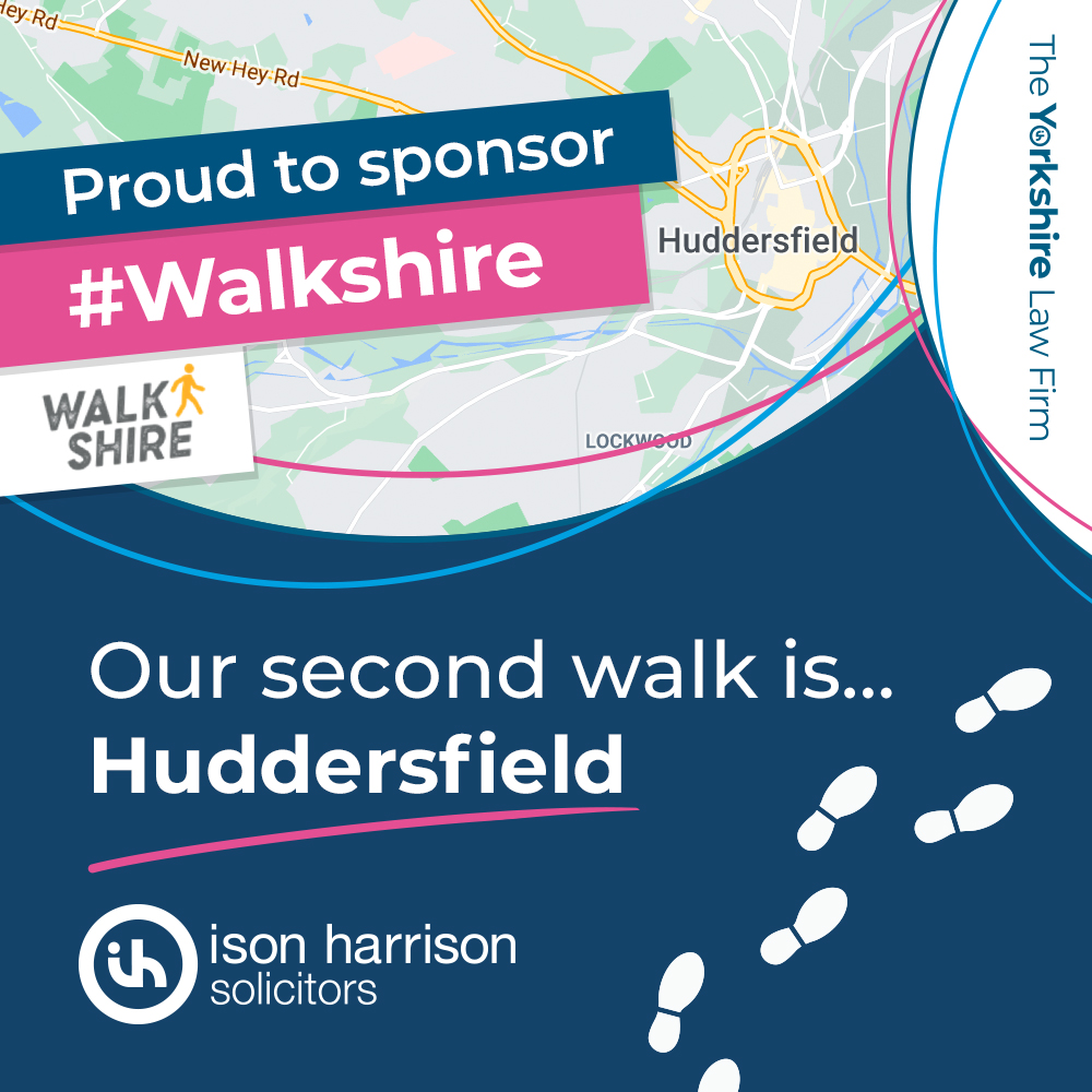 IsonHarrison's tweet photo. Our second #Walkshire walk is in Huddersfield 🚶‍♀️🚶‍♂️

Local family solicitor, Jess Hudson &amp; wills &amp; probate solicitor Amy Kwil have been venturing out &amp; about (socially distanced) to explore the local #Huddersfield area.

Proud to support @Welcome2Yorks #Walkshire 🙌 https://t.co/Xka2SlhZe1