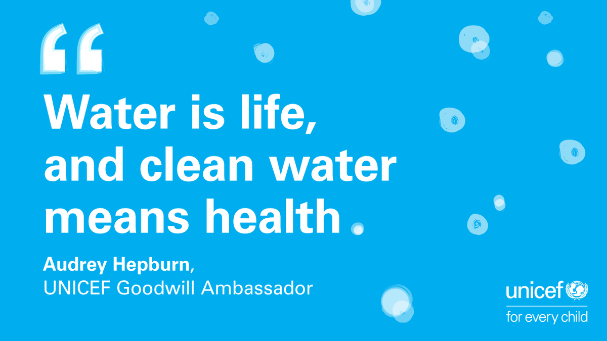 Protecting our planet = protecting our health.
 
#WorldWaterDay 💧💙💧💙