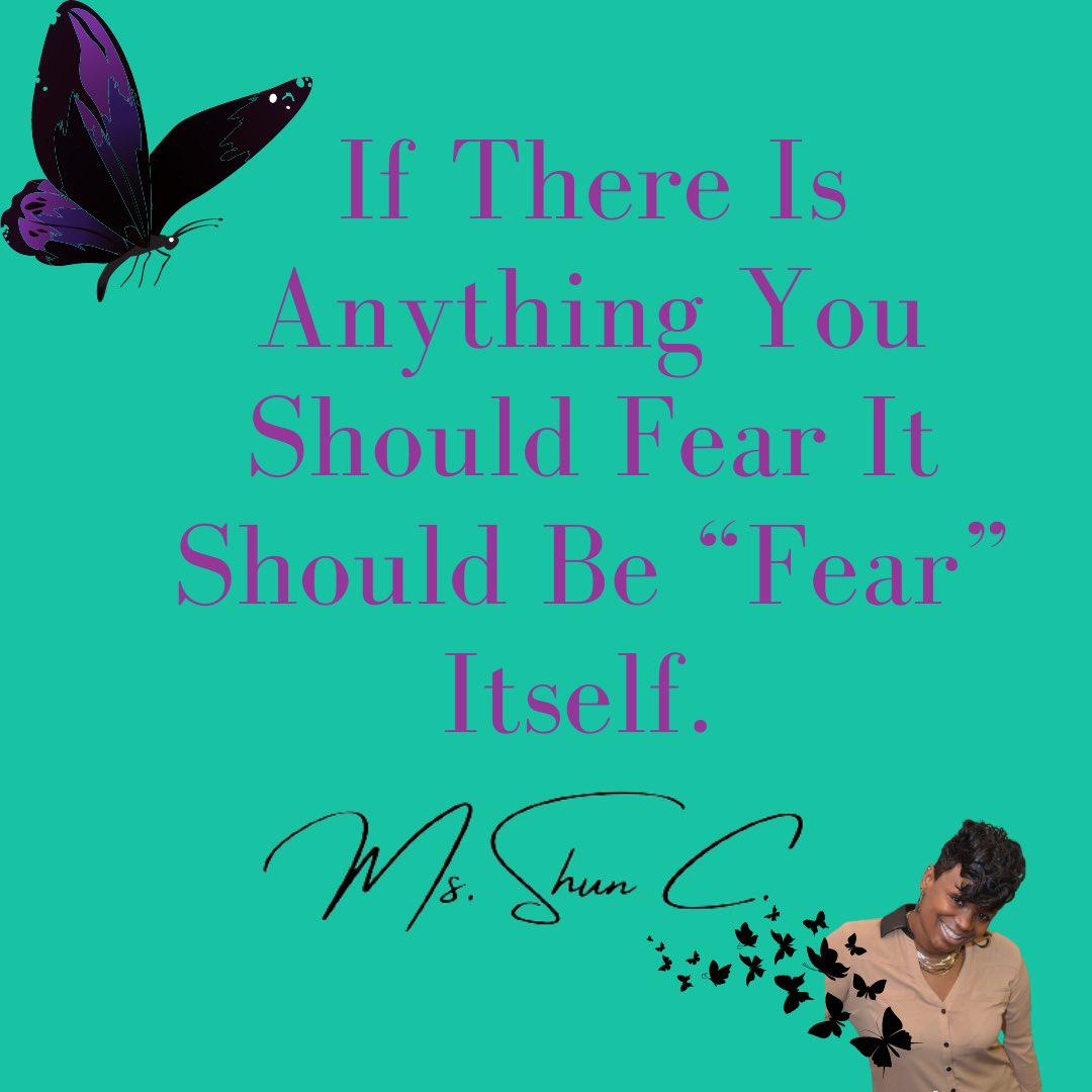 MsShunC's tweet photo. Don't fear failure so much that you refuse to try new things. The saddest summary of a life contains 3 descriptions: could have, might have, and should have. You can accomplish anything you put in your mind to do!.....

Good Morning FB!

#MsShunC #FearNot #TrustGod #SelfCare https://t.co/2X8KpPHm80