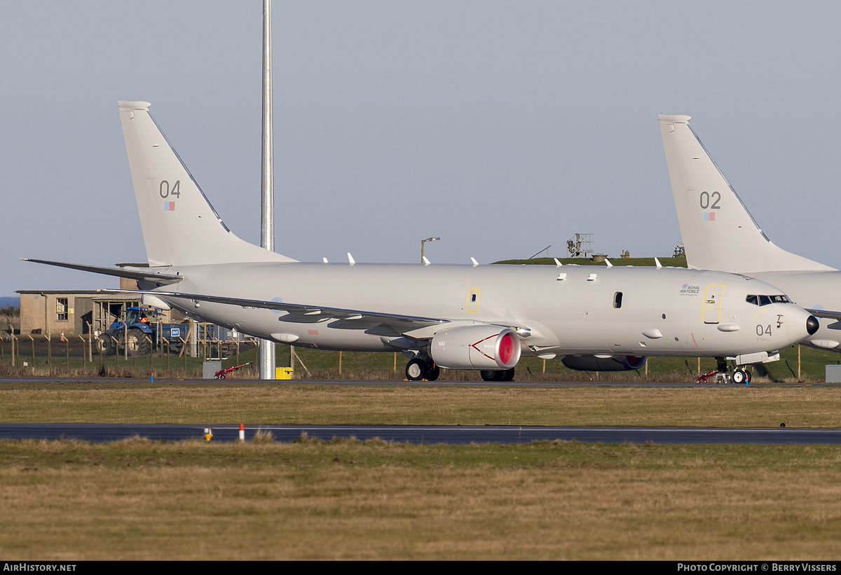 scan_sky's tweet photo. #RAF - Boeing P-8A Poseidon MRA1 - #ZP804 "Spirit Of Reykjavik" - #STNRY02 - @CXX_Squadron
Out Of @RAFLossiemouth ๐ด๓ ง๓ ข๓ ณ๓ ฃ๓ ด๓ ฟ & Currently Heading West - Out Towards The Atlantic. https://t.co/UMjPoToSX0