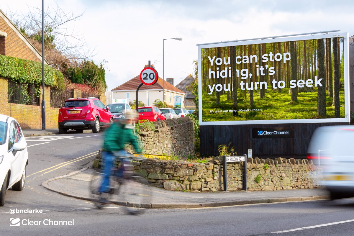 bnclarke_'s tweet photo. ‘It’s great out there.’ (2)
Create posters to help @clearchanneluk welcome people back to the #GreatOutdoors @OneMinuteBriefs #OMBLES https://t.co/g1UjvFfybc