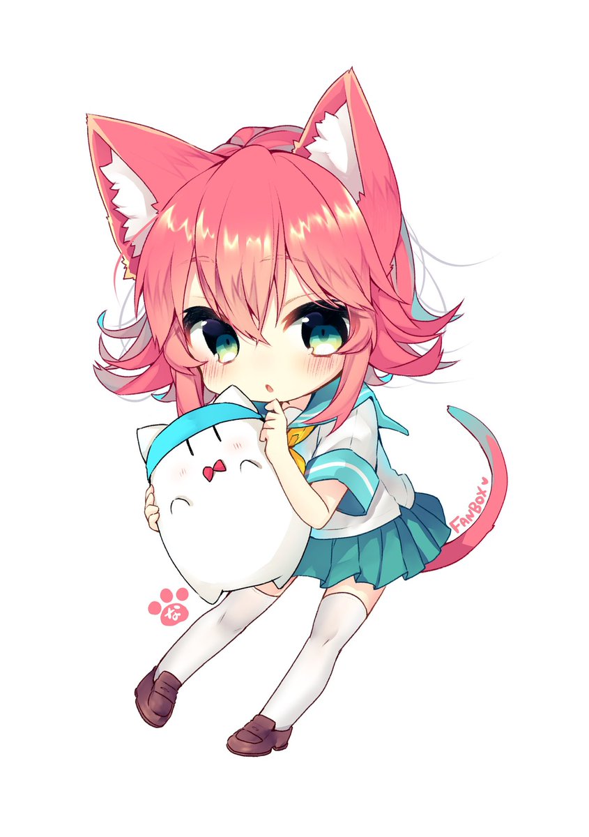 「#見た人も無言でピンク髪美少女貼れ
つまりうちのナーシャのことですね 」|なちる@新刊委託中🐾のイラスト