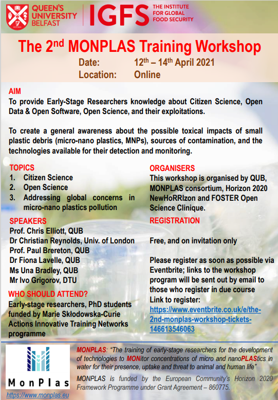 **Save the date!**
12th – 14th April 2021

Calling #MCSA #earlystagereseachers #PhDstudents that want to learn about #CitizenScience and #OpenScience. 
Find out more and register for our free online workshop here: eventbrite.co.uk/e/the-2nd-monp…

#microplastics #nanoplastics #H2020