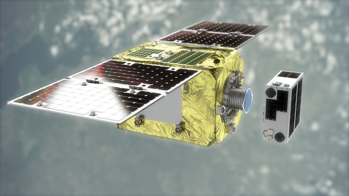 astroscale_HQ's tweet photo. Signal acquisition of our #ELSAd servicer and client satellites confirmed! 📡 Congrats to the entire team and thank you to all our partners and fellow Space Sweepers around the world for getting us this far. #GoELSAd https://t.co/vmxRmpSQ6g