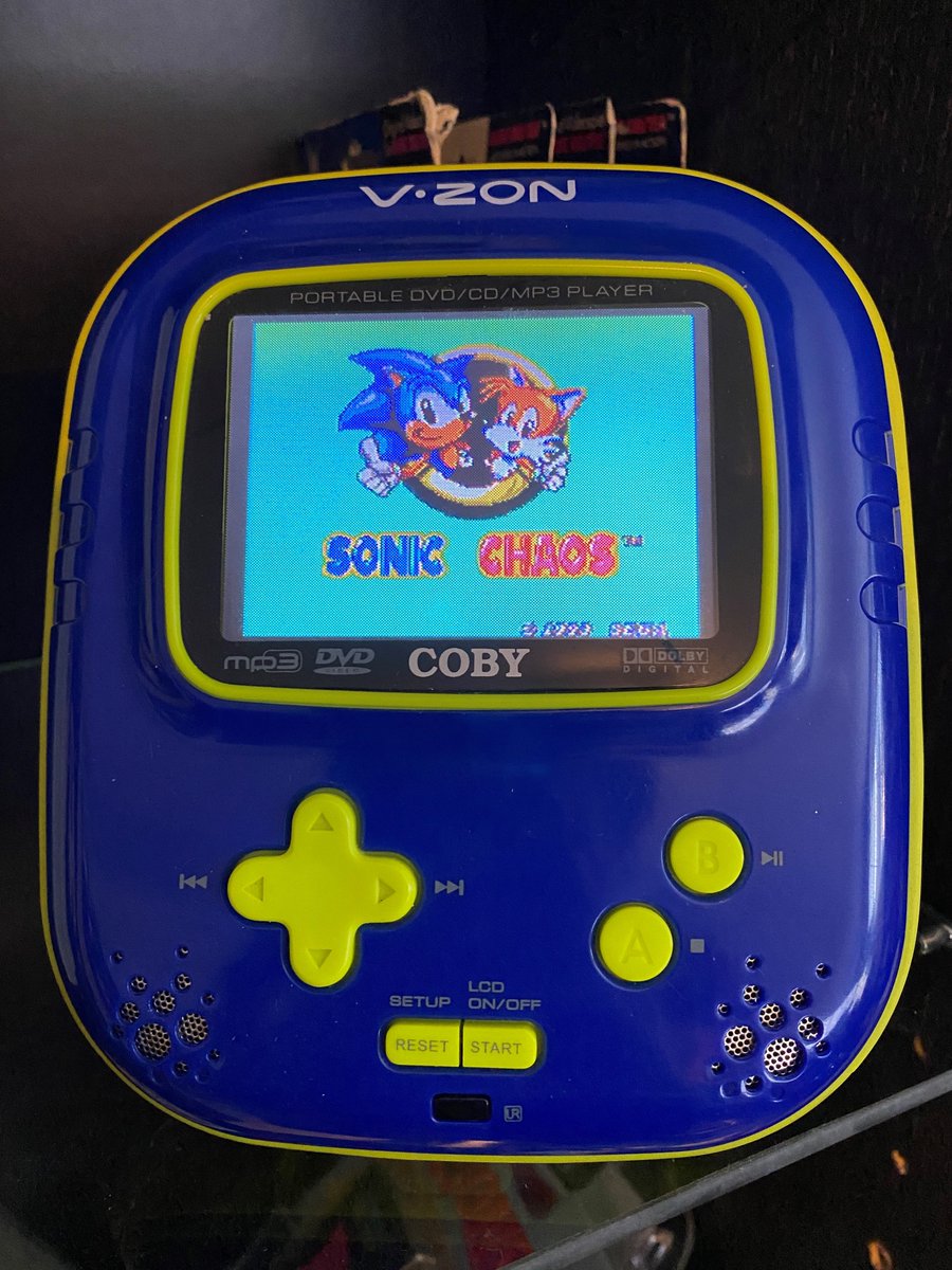 The Coby VZON TF-DVD560 is a portable DVD player released in 2006 The Coby VZON TF-DVD560 is a portable DVD player released in 2006