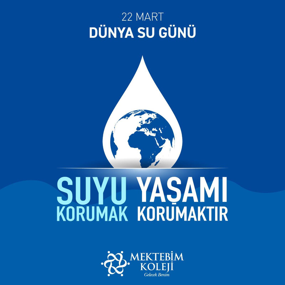 Suyu korumak, yaşamı korumaktır.
#mektebim