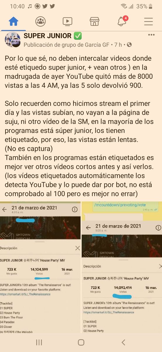 Maru11094's tweet photo. IMPORTANTE PARA REPRODUCIR Y QUE NO NOS QUITEN VISTAS! 👇🏻💪🏻💙🎉🏠 @SJofficial #SUPERJUNIOR_HouseParty https://t.co/4tk7e8S5yi