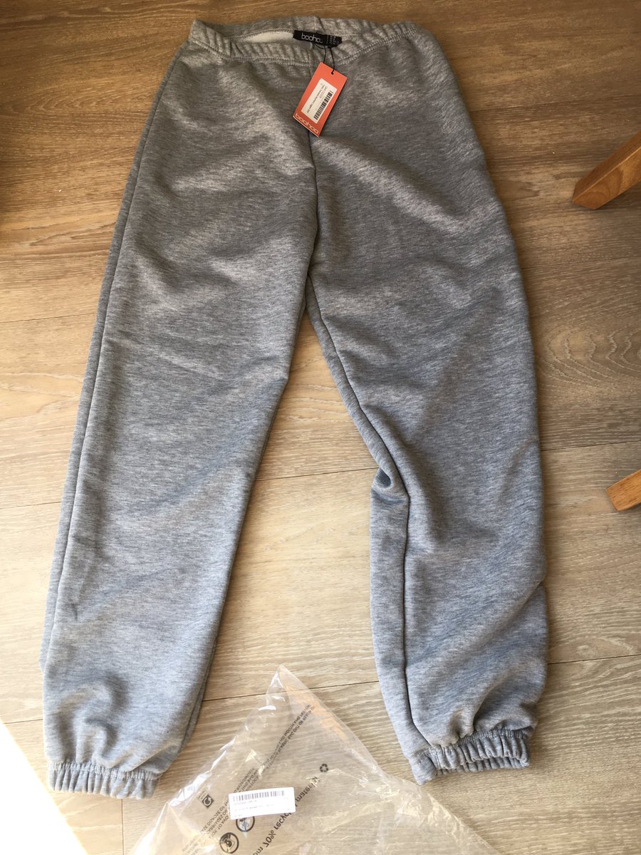 stephsyyy's tweet photo. @boohoo  @BoohooUK what option do I chose on the returns portal for these joggers definitely aren't the chiffon maxi skirt that the packaging says they are / that I ordered 😂 https://t.co/VbOFW22peU
