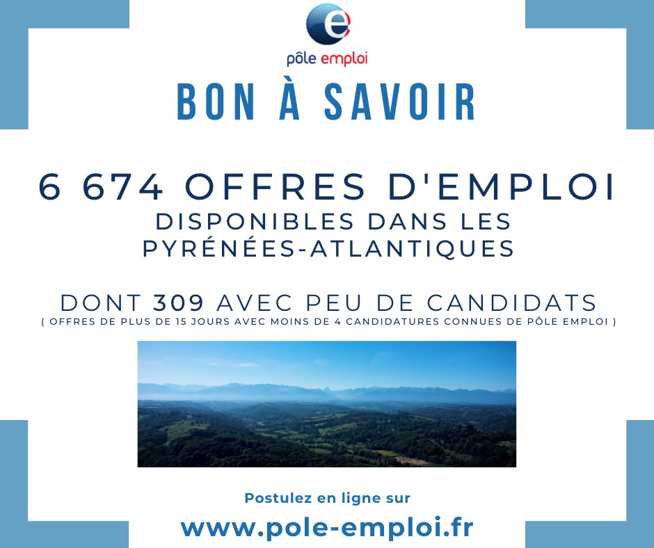 Michel Lasserre On Twitter â¹ Acces Aux Offres D Emploi Du 64 Ici Https T Co Plo01k2p7v Dont Celles En Manque De Candidats Https T Co Ubxjv7rzpc Avecpoleemploi Tousmobilises Https T Co Snhyexwfjg Twitter