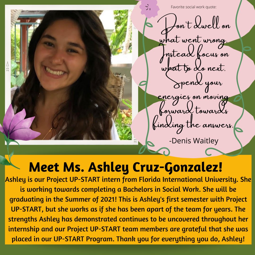 ProjectUPSTART's tweet photo. #SocialWorkMonth celebration continues with @ProjectUPSTART #SocialWorkInterns from @fiustempel Amela & Ashley as well as Stephanie, a @univmiami Law student, an honorary #EssentialSocialWorker. #ThankYou to Amela, Ashley, & Stephanie for your dedication to #UPSTARTStudents! https://t.co/GBAPU3Pn93