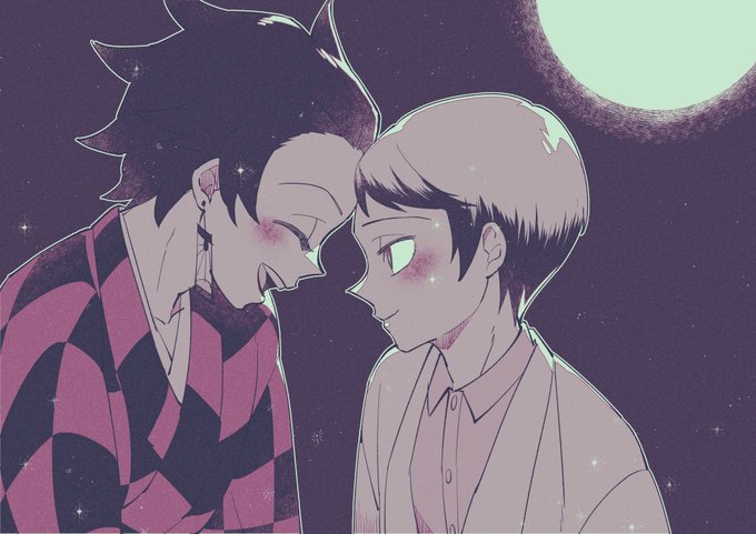 煮込みさんがTwitterに投稿した愈史郎(鬼滅の刃)のイラスト。