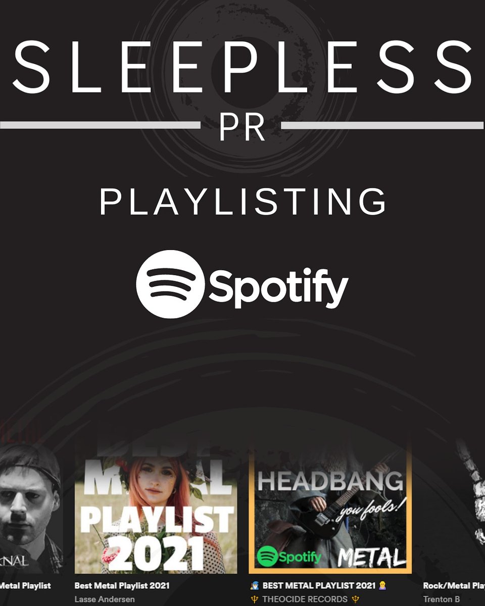 Playlisting is a relatively new way of promotion and one we take seriously. A section of playlisting comes standard with our packages with a few partner playlists! 

#spotifyplaylist #playlistcurators