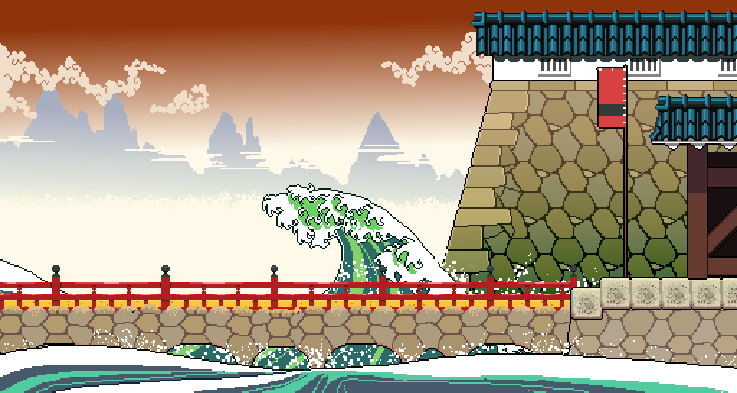 MACookart's tweet photo. Sea fortress stage, I could probably do more with this but I'm out of time. https://t.co/RMK1erJ0G5